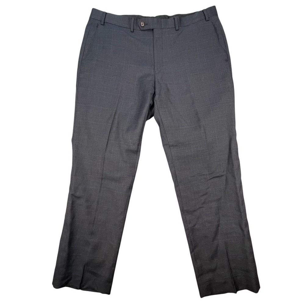 Lauren Ralph Lauren Grey Glen Plaid Wool Dress Pants Mens 38x30